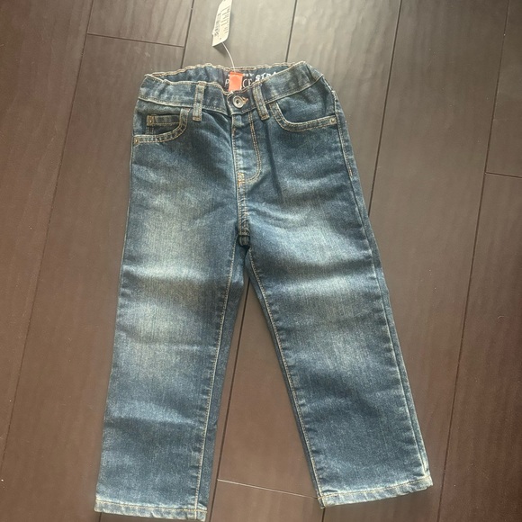 NWT The Children’s Place Straight Adjustable Toddler Boy Jeans size 3T - Picture 1 of 3